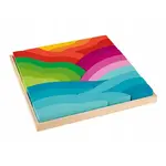 MONTESSORI SZIVÁRVÁNYOS FA PUZZLE - 23 DARABOS