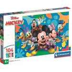 CLEMENTONI 25053 - MICKEY EGÉR ÉS BARÁTAI - 104 DB-OS PUZZLE