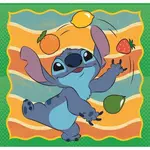 CLEMENTONI 25062 - STITCH - 3 X 48 DB-OS PUZZLE