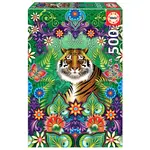 PUZZLE BENGAL TIGER EDUCA 500 DARABOS ÉS FIX RAGASZTÓ