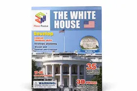 A FEHÉR HÁZ 3D PUZZLE, 35 DARABOS