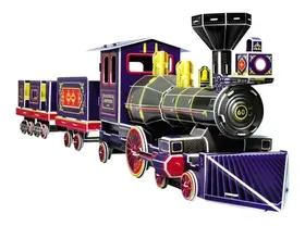 3D PUZZLE – POP OUT WORLD – NAGY PARKI VONAT