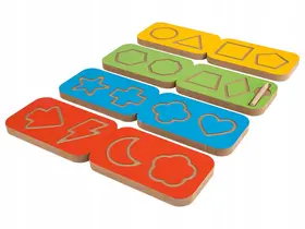 PLAYTIVE MONTESSORI ÍRÓ ÉS TANULÓTÁBLA FÁBÓL