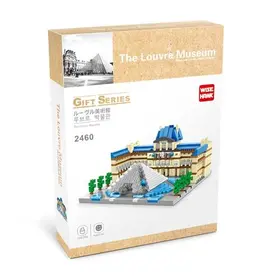 MINIBLOCKS – PÁRIZSI LOUVRE MÚZEUM ÉPÍTŐSZETT (1230 DARABOS)