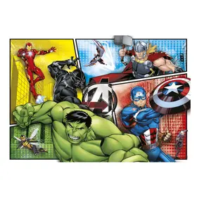 CLEMENTONI 27284 SUPERCOLOR PUZZLE - AVENGERS - BOSSZÚÁLLÓK 104 DB-OS