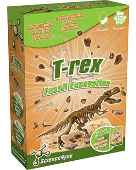 T-REX FOSSZÍLIA ÁSATÁS - A DOBOZA SZAKADT, DE HIÁNYTALAN