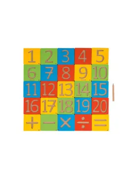 PLAYTIVE MONTESSORI SZÁMTÁBLA FÁBÓL